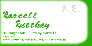 marcell ruttkay business card